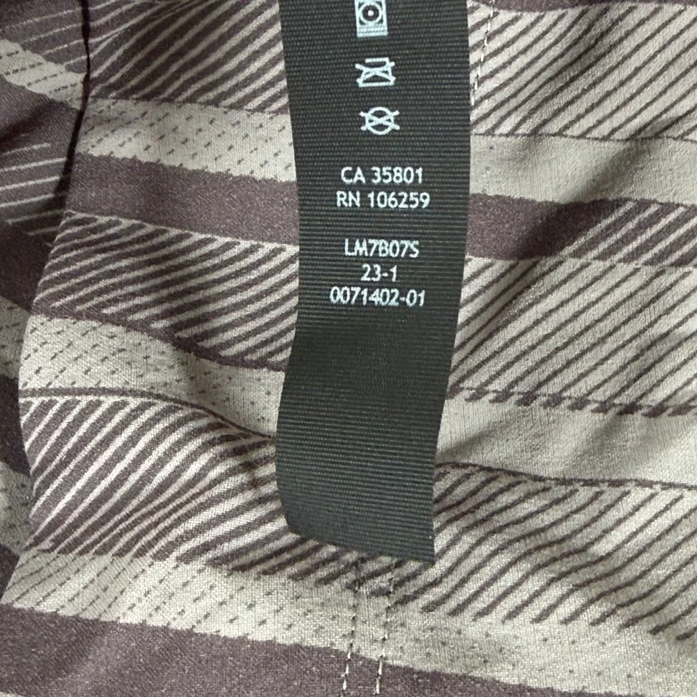 Lululemon Mens Current State Board Short 9 Espresso Striped 34 LM7B07S NEW